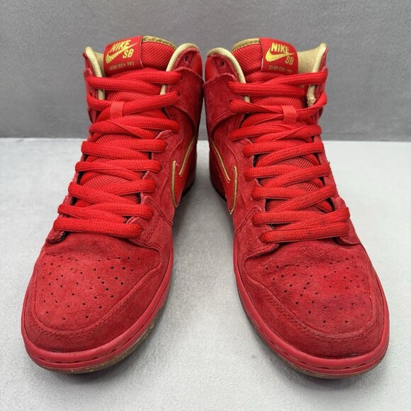 Nike SB Dunk High Premium Mens Size 8.5 Shoes Chinese New Year Red CNY 2014 main image 10
